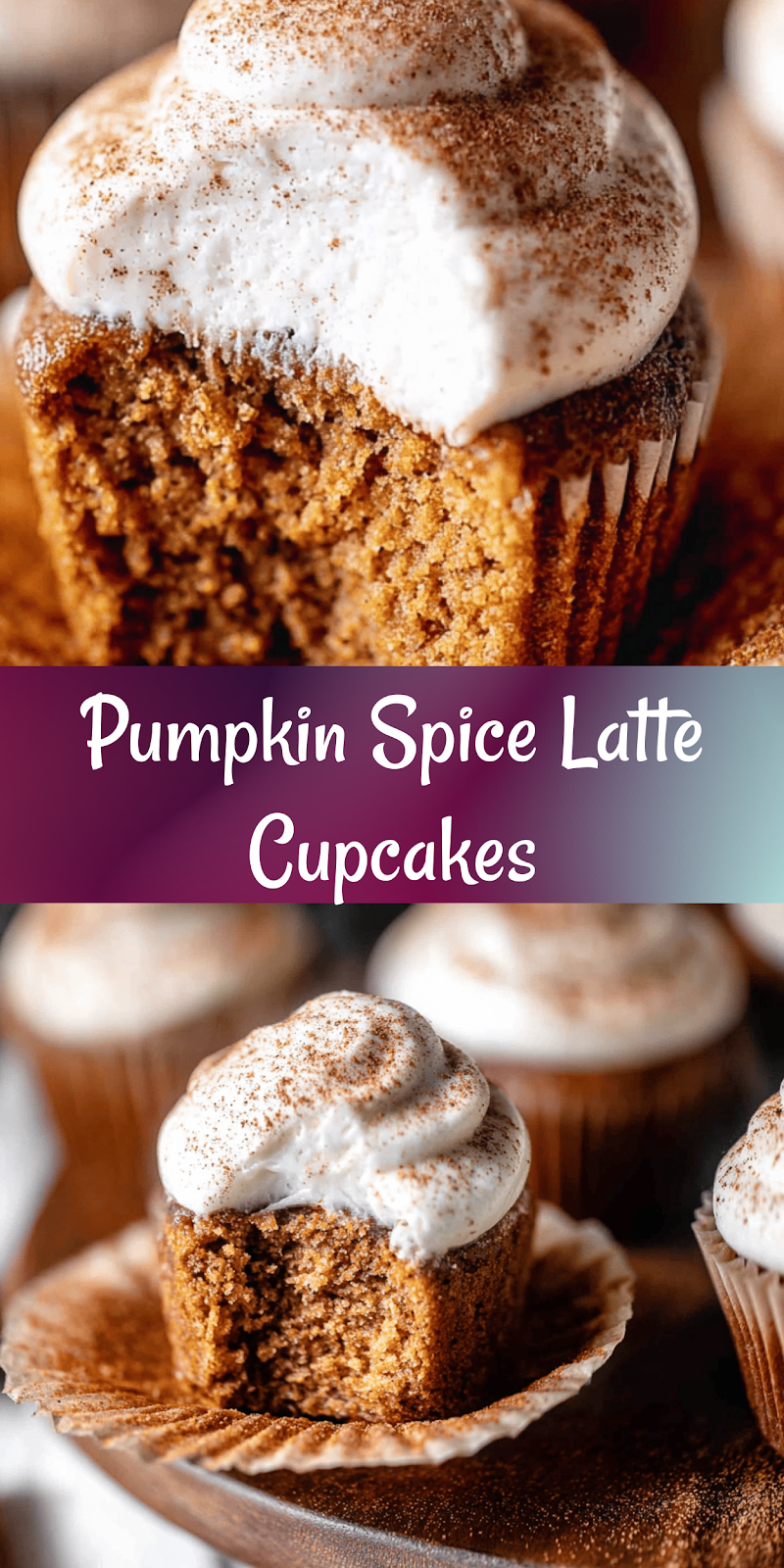 Pumpkin Spice Latte Cupcakes
