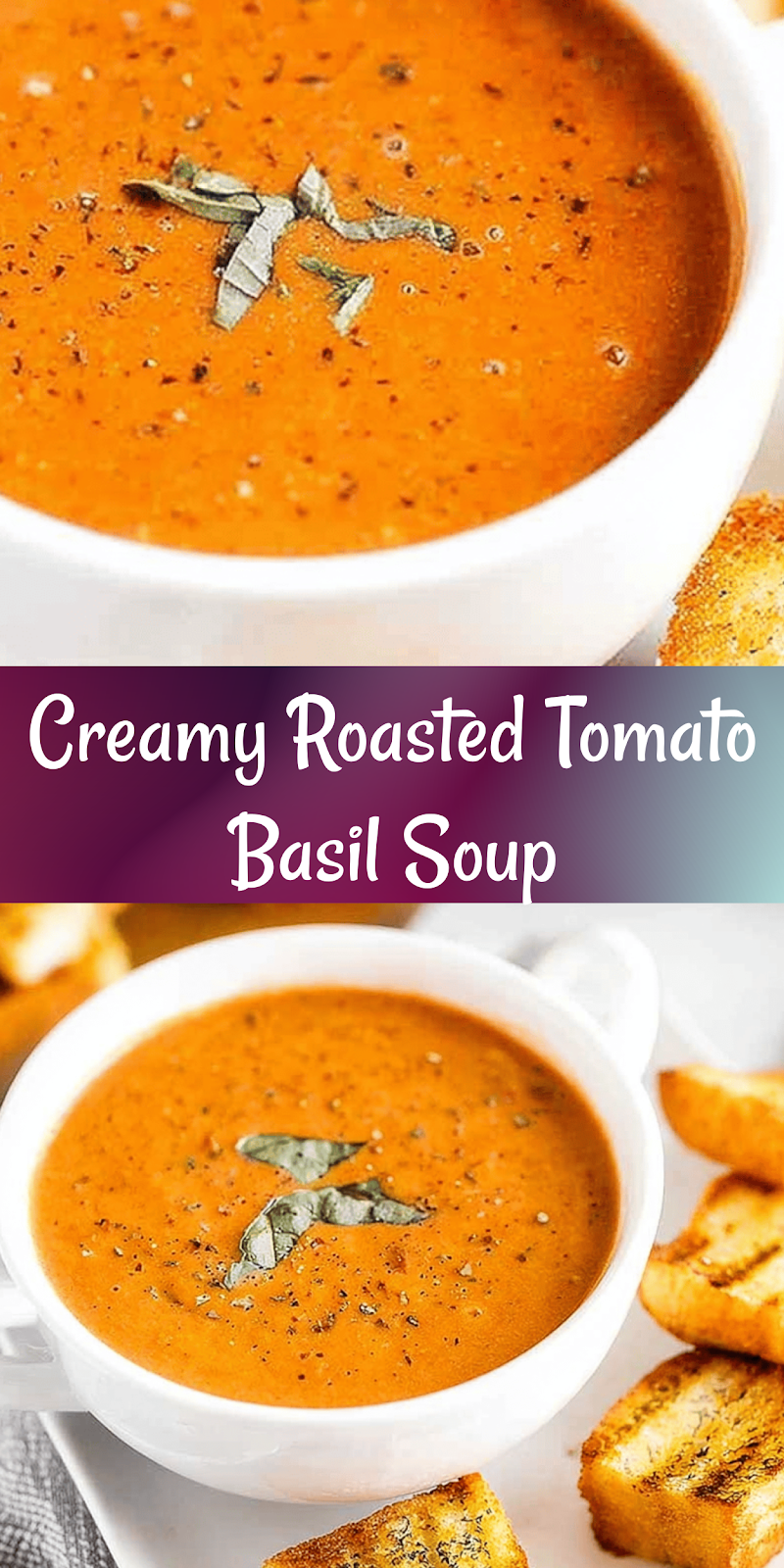 Roasted Tomato Basil Soup
