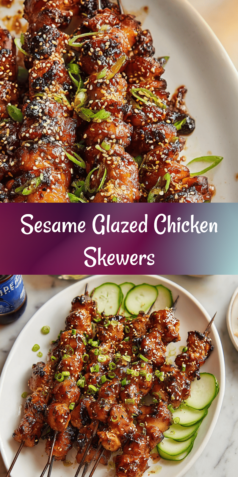 Sesame Chicken Kabobs