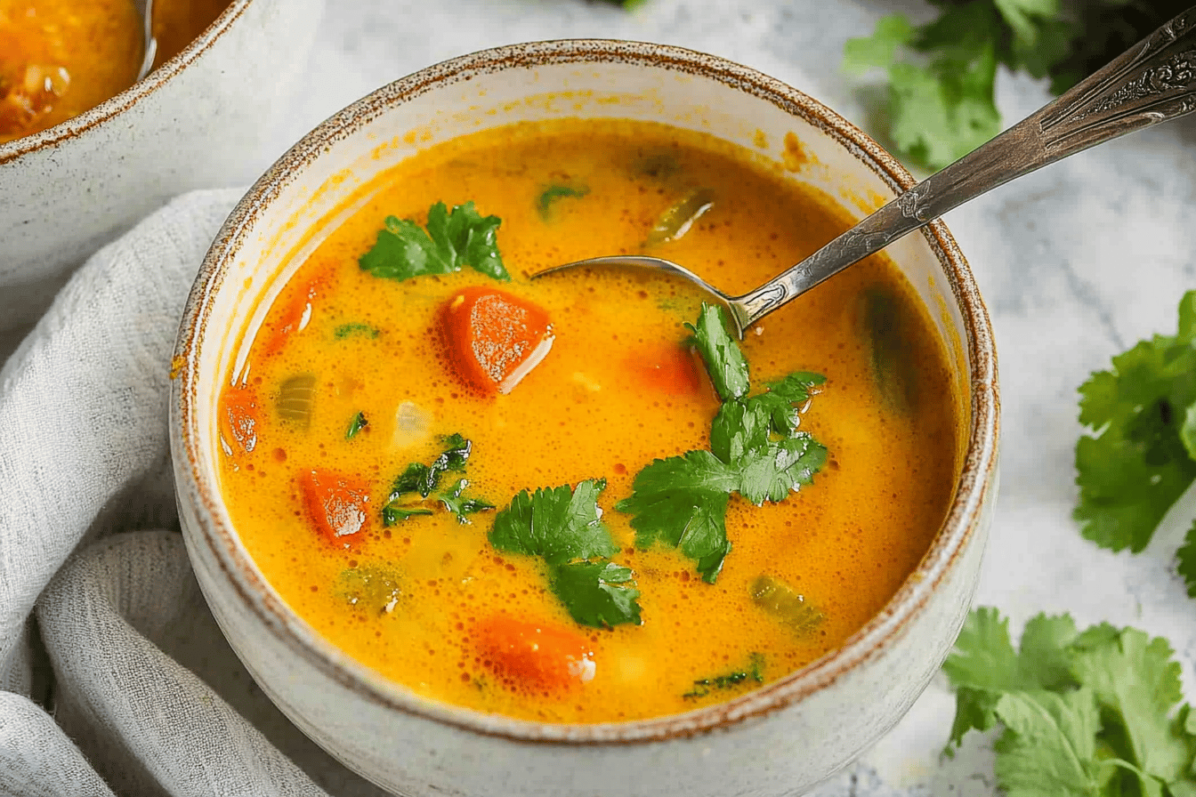 Spiced Coconut Curry Soup