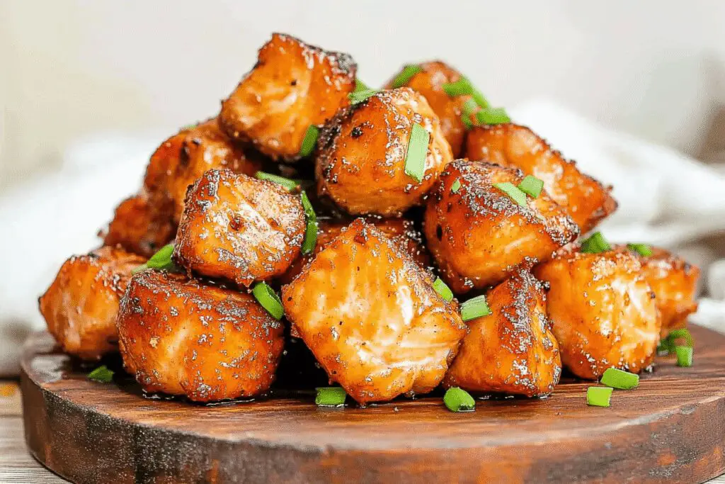 Crispy Air Fryer Salmon Bites