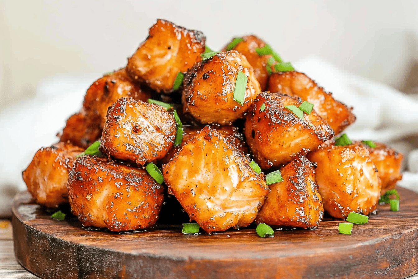 Crispy Air Fryer Salmon Bites