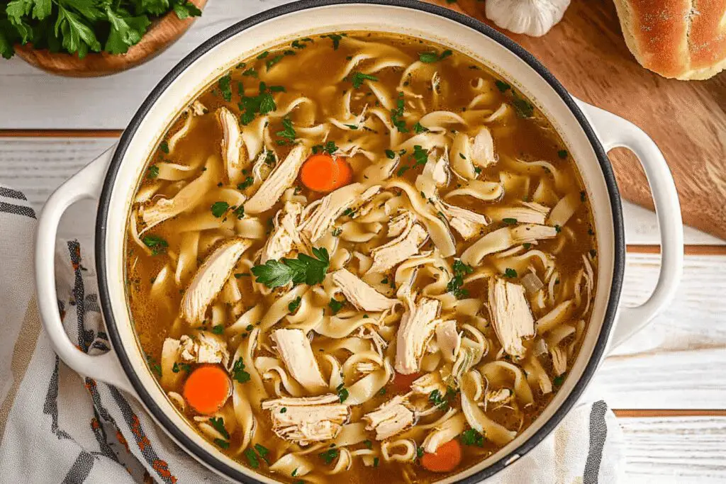 Turkish Chicken Noodle Soup