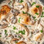 Creamy Chicken Mushroom Skillet