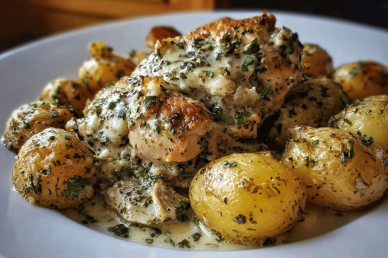 garlic parmesan crockpot chicken