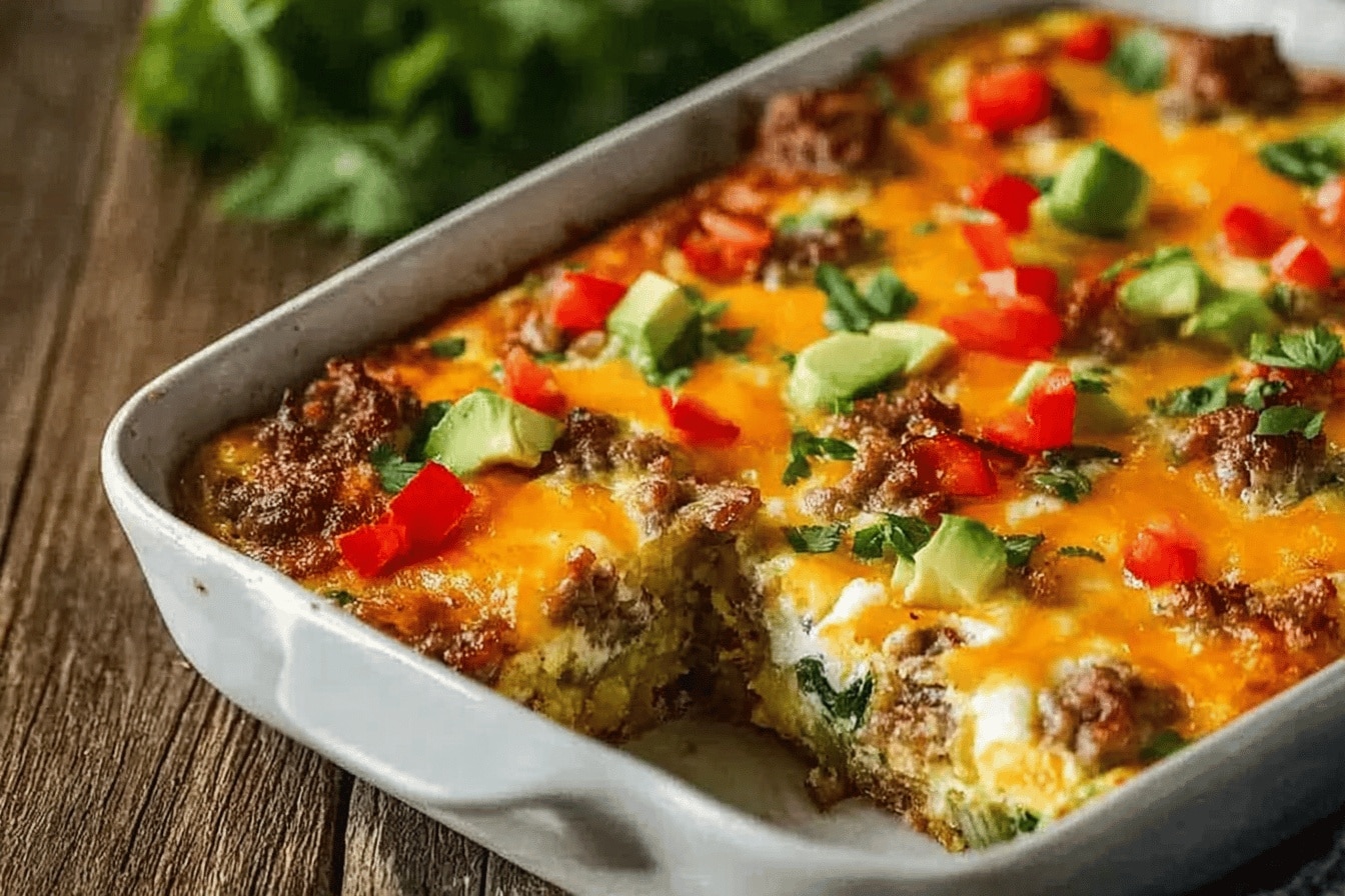low carb breakfast casserole sausage