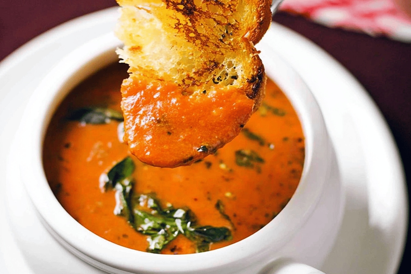roasted tomato basil soup