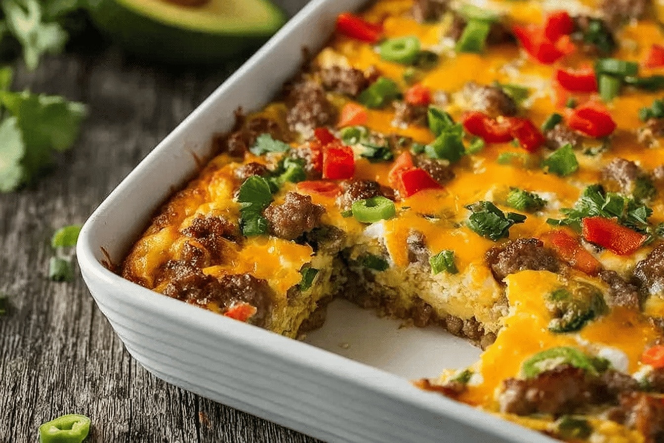 sausage egg breakfast casserole