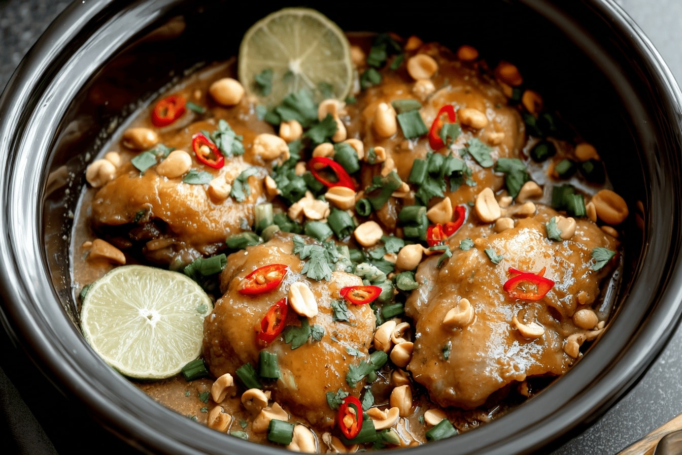 thai peanut chicken