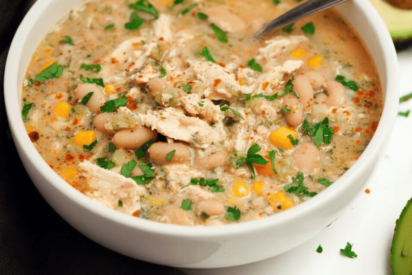 white bean turkey chili